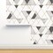 Abstract Geometric Black White Monochrome Custom Removable Wallpaper by Spoonflower Peel & Stick Wallpaper 2FT Wide